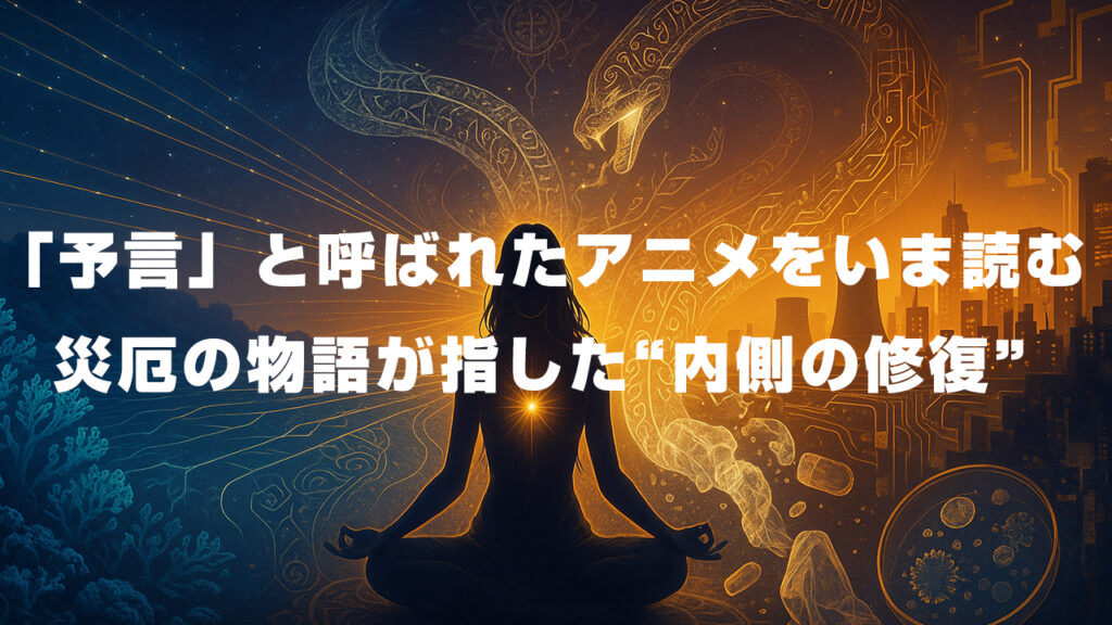 「予言」と呼ばれたアニメをいま読む――災厄の物語が指した“内側の修復”