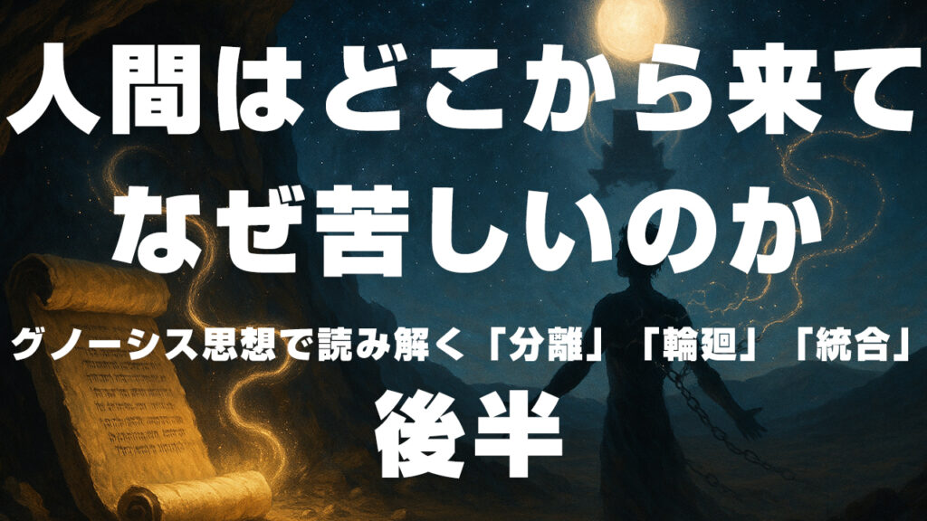 人間はどこから来て、なぜ苦しいのか――グノーシス思想で読み解く「分離」「輪廻」「統合」