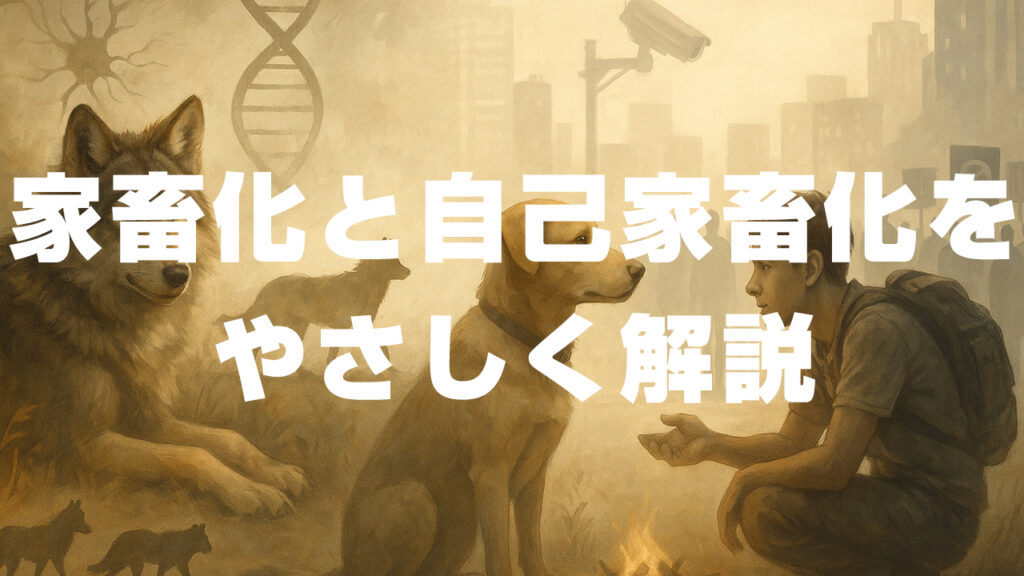 人間は「おとなしくなる」方向に進化してきたのか――家畜化と自己家畜化をやさしく解説