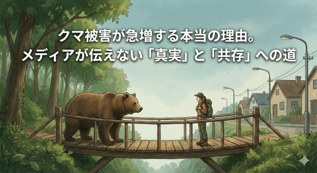 クマ被害が急増する本当の理由。メディアが伝えない「真実」と「共存」への道