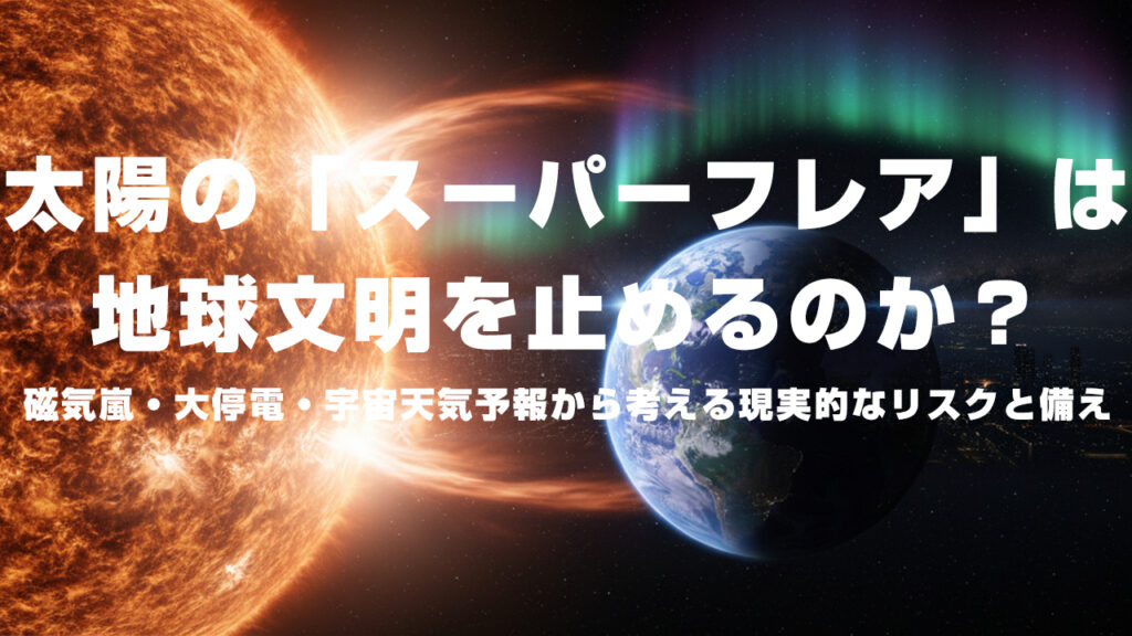 太陽の「スーパーフレア」は地球文明を止めるのか？