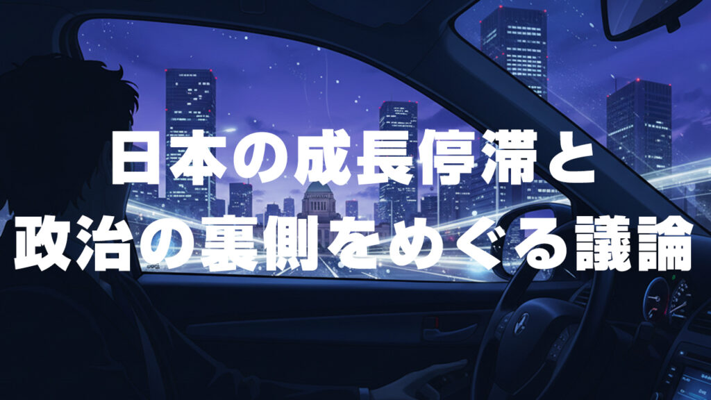 日本の成長停滞と政治の裏側をめぐる議論