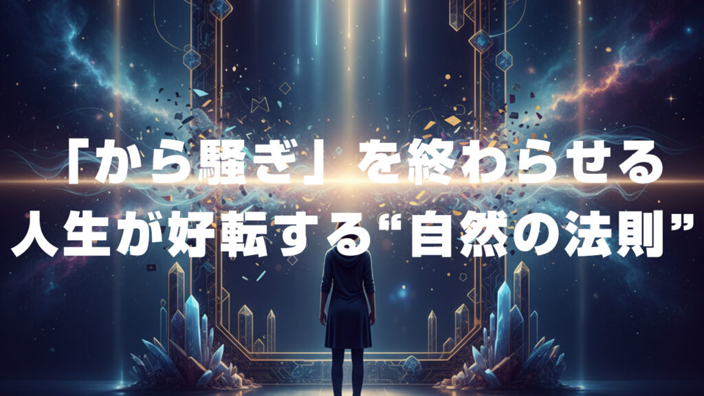 「から騒ぎ」を終わらせる、人生が好転する“自然の法則”