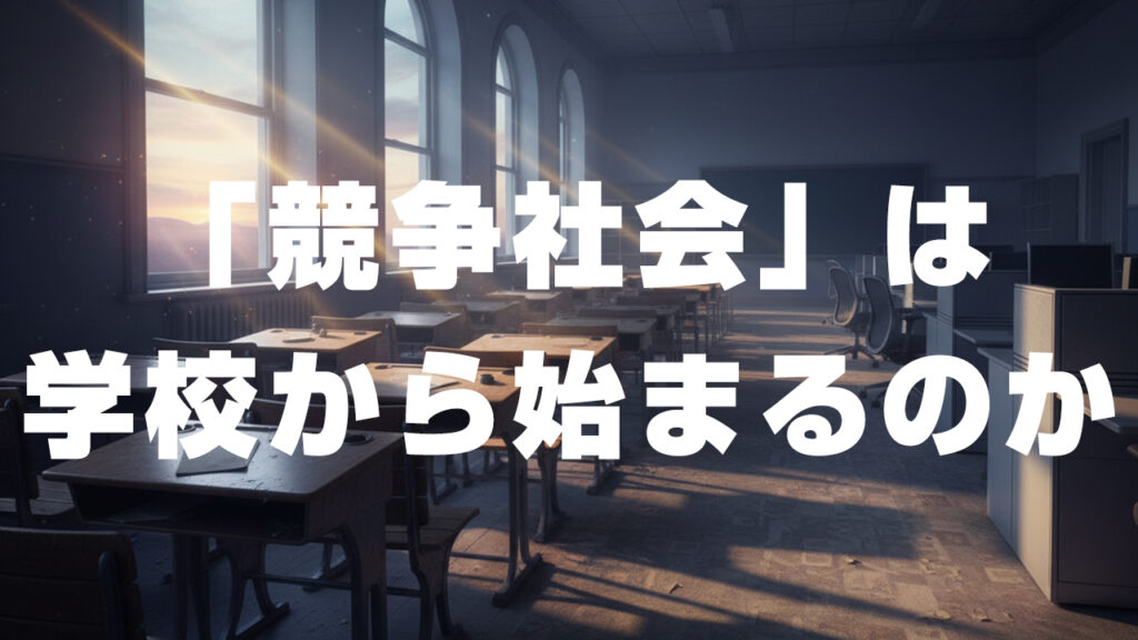 「競争社会」は学校から始まるのか